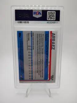 2019 Topps Chrome Update Series - Autographs Luis Arraez #CUA-LA (AU, RC) PSA 10 - Image 2