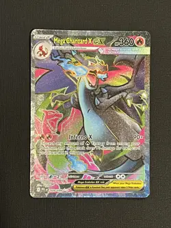 Pokemon Mega Charizard X Full Art Ultra Rare Phantasmal Flames English 109/094 - Image 1