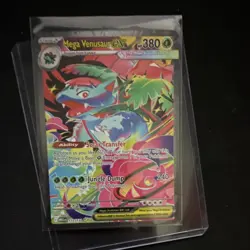 Mega Venusaur EX 177/132 mega evolution Secret Rare Full Art Holo English - Image 1