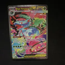 Mega Venusaur EX 177/132 mega evolution Secret Rare Full Art Holo English - Image 2