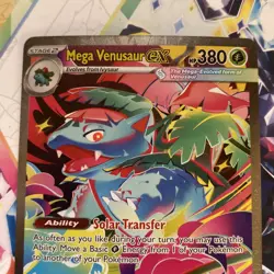 Mega Venusaur EX 177/132 Me01: Mega Evolution Full Art Holo SIR - Image 3