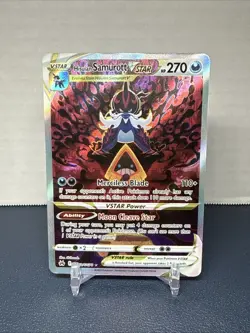 Hisuian Samurott VSTAR GG52/GG70 Pokemon TCG Crown Zenith: Galarian Gallery NM - Image 1