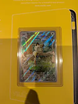 Meowth 106/094 Illustration Rare Phantasmal Flames Pokemon Holo Near Mint - Image 1