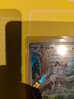Meowth 106/094 Illustration Rare Phantasmal Flames Pokemon Holo Near Mint - Image 3