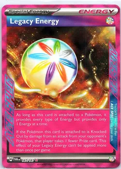 Legacy Energy 167/167 ACE SPEC Rare Twilight Masquerade Pokemon Holo Near Mint - Image 1