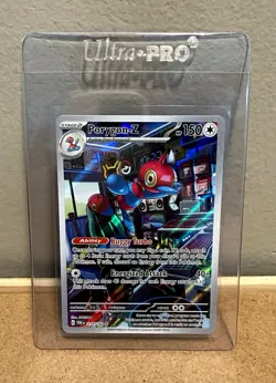 Pokemon TCG Porygon-Z 214/182 SV04 Paradox Rift Illustration Rare Holo EN - Image 1