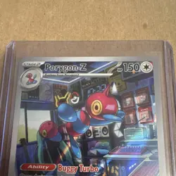 Pokemon Porygon-Z SV04 Paradox Rift 214/182 Illustration Rare Holo Eng 2023 - Image 3