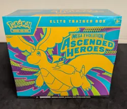 Pokemon TCG Mega Evolution Ascended Heroes Elite Trainer Box Factory Sealed - Image 1