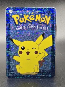 Pikachu #025 - Vintage Vending Machine Prism Sticker 2000 - Pokemon Card - Image 1