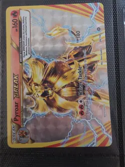Pokemon TCG Pyroar Break XY Steam Siege Card 24/114 Ultra Rare NM Condition - Image 1