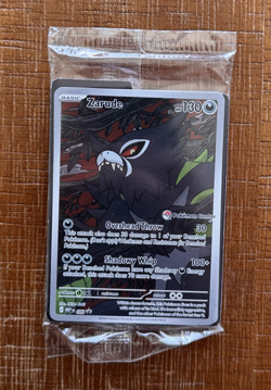 Pokemon Center Stamped Zarude 088 Pokemon Promo Holo English Sealed - Image 1