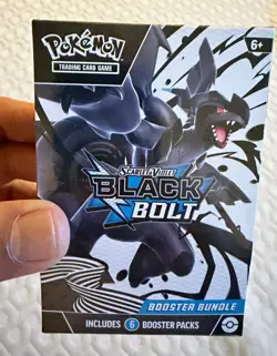 Pokemon TCG Scarlet & Violet: Black Bolt Booster Bundle 6 Packs 60 Cards - Image 1