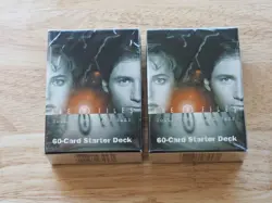 (2) X-Files CCG Starter Decks Sealed (9) Booster Packs + Topps Comics 13 14 22 - Image 2