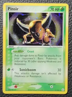 Pokemon TCG Pinsir 2004 EX Hidden Legends 13/101, Holo Rare, Near Mint - Image 1