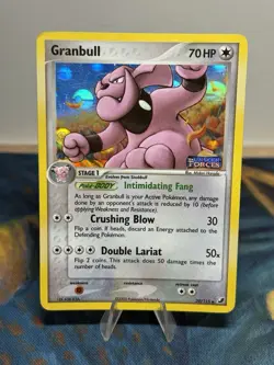 Granbull 39/115 Ex Unseen Forces Reverse Holo Stamped Pokemon Card - Image 1