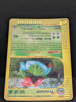 Venusaur 030/165 Expedition Base Set Holo Rare Pokemon TCG Nintendo e-reader HP - Image 4