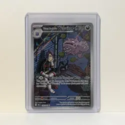 Pokemon TCG Team Rocket's Weezing 199/182 Sv10 Destined Rivals Holo IR EN - Image 1