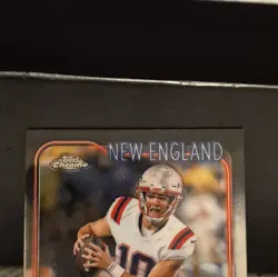 Topps 2024 Chrome Rookies Drake Maye RC #203 New England Patriots Football - Image 3