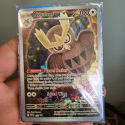*SEALED* Pokemon TCG Noctowl #141 Sealed, Stellar Crown Promo Pokemon Center - Image 1