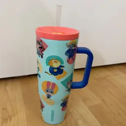Disney Parks Zootopia 2 Corkcicle Tumbler 2025 Large 40oz with Straw New - Image 1