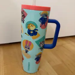 Disney Parks Zootopia 2 Corkcicle Tumbler 2025 Large 40oz with Straw New - Image 5