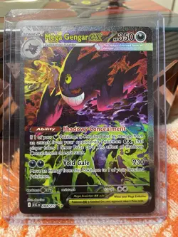 Pokemon TCG Mega Gengar EX 284/217 Special Illustration Rare Ascended Heroes RAW - Image 1