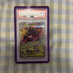PSA 10 Mega Gengar EX 284/217 Ascended Heroes Special Illustration Rare POKEMON - Image 1