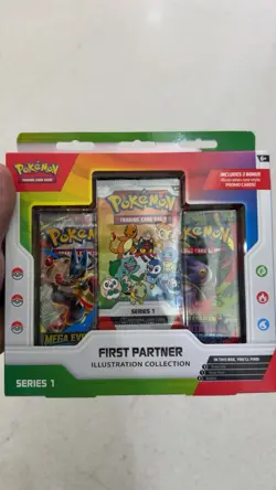 Pokemon TCG First Partner Illustration Collection Box - Series 1 - New & Sealed - Image 1