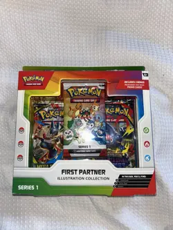 Pokemon TCG First Partner Illustration Collection Series 1 Box SEALED. - Image 1