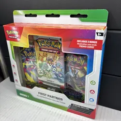 Pokemon TCG First Partner Illustration Collection Box Series 1 - Factory Sealed - Image 2
