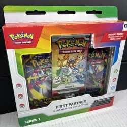 Pokemon TCG First Partner Illustration Collection Box Series 1 - Factory Sealed - Image 3