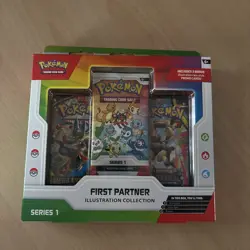 Pokemon TCG First Partner Illustration Collection Series 1 Box New And Sealed - Image 1