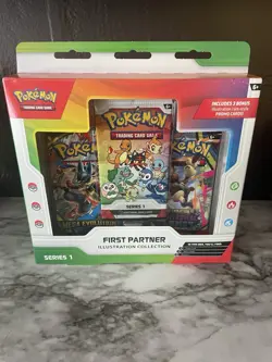 Pokemon TCG First Partner Illustration Collection Series 1 SEALED-Assortment Box - Image 1