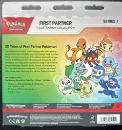 Pokemon TCG First Partner Illustration Collection Series 1 Box FACTORY SEALED - Image 2