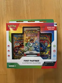 Sealed Pokemon TCG First Partner Illustration Collection Series 1 Box - Image 1