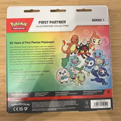 Pokemon TCG First Partner Illustration Collection Series 1 Box FACTORY SEALED - Image 2