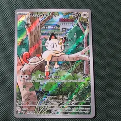 Meowth - 106/094 - Illustration Rare - Phantasmal Flames - Pokemon Card NM, - Image 1