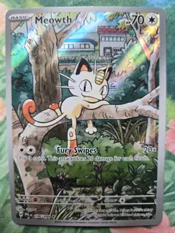 Meowth - ME02: Phantasmal Flames (106/094) Illustration Rare Pokemon Card NM 1 - Image 1