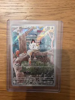 Meowth - 106/094 - Illustration Rare - Phantasmal Flames - Pokemon Card - NM - Image 1