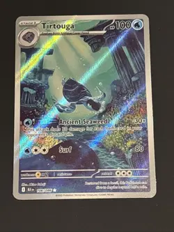 2025 Pokemon Black Bolt Tirtouga Illustration Rare #106/086 NM - Image 1