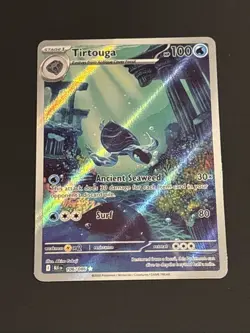 2025 Pokemon Black Bolt Tirtouga Illustration Rare #106/086 NM - Image 2