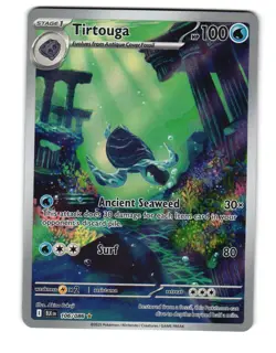 TIRTOUGA 106/086 ILLUSTRATION RARE BLACK BOLT POKEMON NM 2025 - Image 2