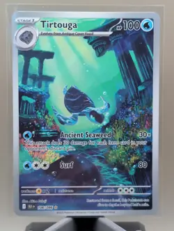 2025 Pokemon Black Bolt Tirtouga #106/086 Illustration rare - Image 1