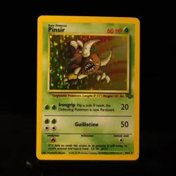 Wizards of the Coast Pokemon TCG Jungle Pinsir 9/64 Holo Rare English 1999 60 HP - Image 1