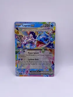 Pokemon TCG Lapras ex Holo Double Rare SV07: Stellar Crown 032/142 NM - Image 1