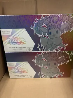 Pokemon Prismatic Evolutions Super Premium Collection Box Lot(2) SPC NEW SEALED - Image 1