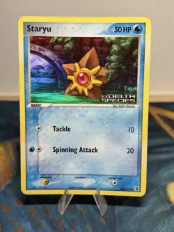 Staryu 84/113 Common Delta Species Reverse Holo Stamped Pokemon Card LP - Image 1