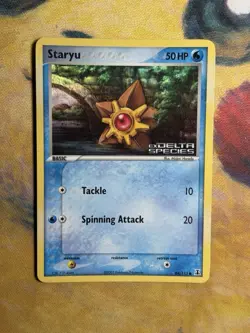 Staryu 84/113 Common Delta Species Reverse Holo Stamped Pokemon Card LP - Image 2