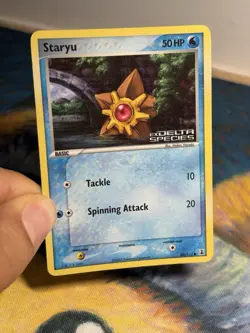 Staryu 84/113 Common Delta Species Reverse Holo Stamped Pokemon Card LP - Image 3