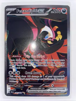 Pokemon TCG Fezandipiti EX Special Illustration Rare Card 092/064 Shrouded - Image 1